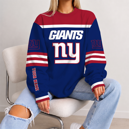 [SPECIAL OFFER] NEW CUSTOMIZED NFL32 NYG NEW YORK GIANTS UNISEX SWEATSHIRT