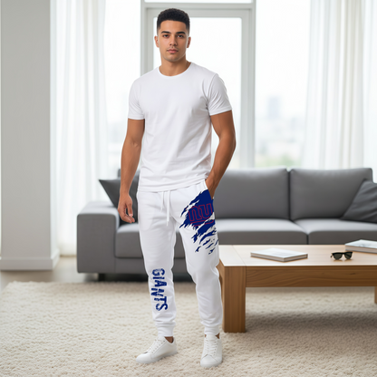 LIMITED EDITION - NEW PERSONALIZED NFL32 NYG NEW YORK GIANTS JOGGERS