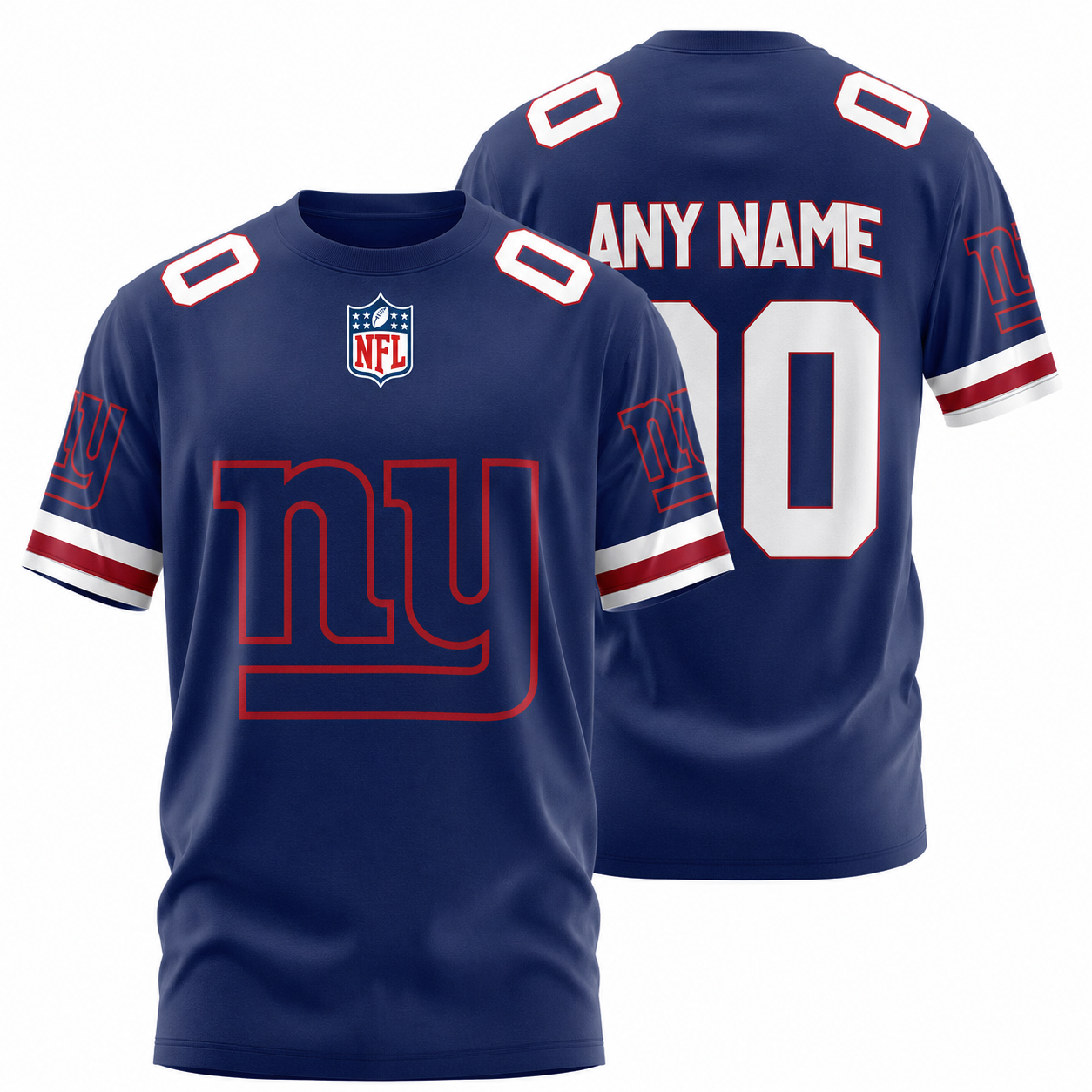LIMITED EDITION - NEW CUSTOMIZED NFL32 NYG NEW YORK GIANTS T-SHIRT, POLO SHIRT, ZIP POLO SHIRT, SWEATSHIRT, HOODIE & ZIP HOODIE