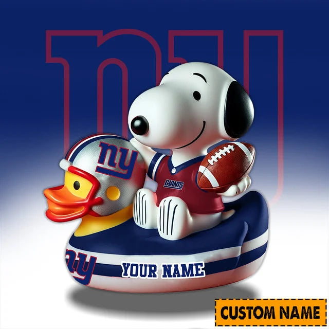 LIMITED EDITION - NEW CUSTOMIZED NFL32 NY GIANTS SNOOPY ACRYLIC BLOCK