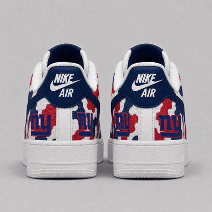 [SPECIAL OFFER] NEW CUSTOMIZED NFL32 NYG NEW YORK GIANTS AF1 SHOES