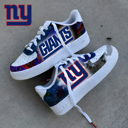 [SPECIAL OFFER] NEW CUSTOMIZED NFL32 NYG NEW YORK GIANTS AF1 SNEAKERS