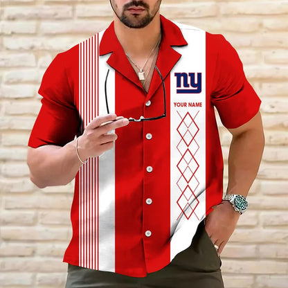 LIMITED EDITION - NEW CUSTOMIZED NFL32 NYG NEW YORK GIANTS HAWAIIAN SHIRT