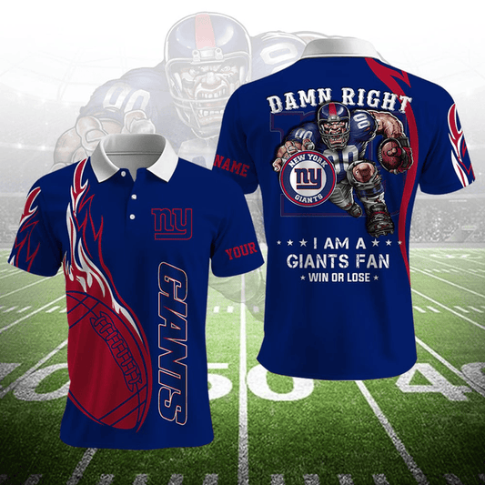 LIMITED EDITION - NEW CUSTOMIZED NFL32 NYG NEW YORK GIANTS UNISEX T-SHIRT, POLO, HOODIE & JACKETS