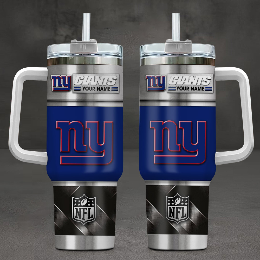 LIMITED EDITION - NEW CUSTOMIZED NFL32 NYG NEW YORK GIANTS TUMBLER CUP