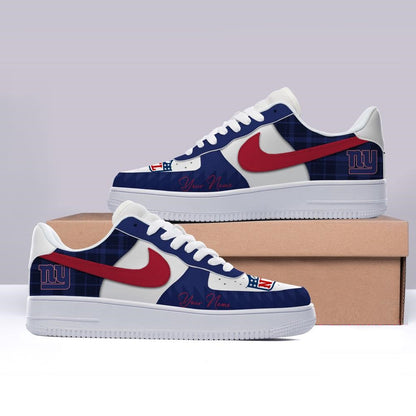 [SPECIAL OFFER] NEW CUSTOMIZED NFL32 NYG NEW YORK GIANTS AF1 SHOES
