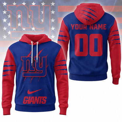 LIMITED EDITION - NEW CUSTOMIZED NFL32 NYG NEW YORK GIANTS T-SHIRT, POLO SHIRT, ZIP POLO SHIRT, SWEATSHIRT, HOODIE & ZIP HOODIE