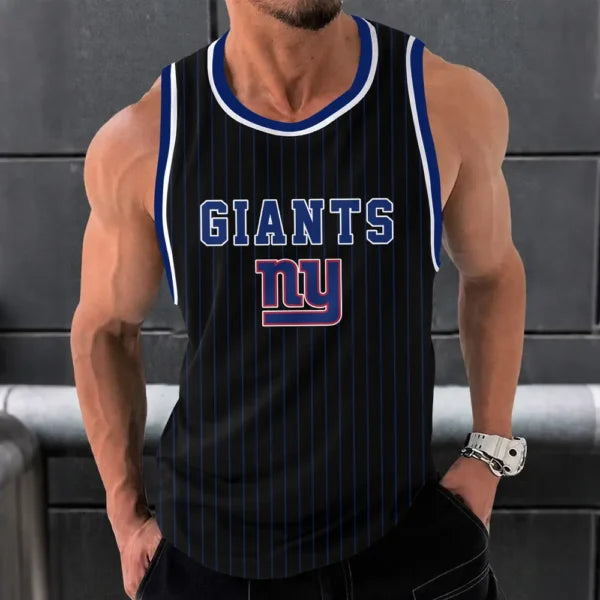 [SPECIAL OFFER] NEW CUSTOMIZED NFL32 NYG NEW YORK GIANTS UNISEX TANK TOP