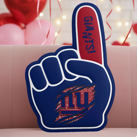 LIMITED EDITION - NEW CUSTOMIZED NFL32 NYG NEW YORK GIANTS 3D BODY PILLOW