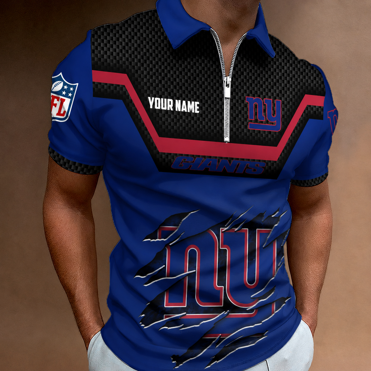 LIMITED EDITION - NEW CUSTOMIZED NFL32 NYG NEW YORK GIANTS T-SHIRT, POLO SHIRT, ZIP POLO SHIRT, SWEATSHIRT, HOODIE & ZIP HOODIE
