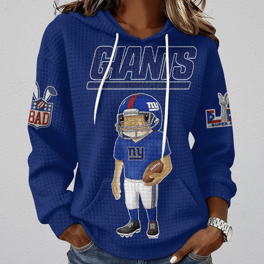 [SPECIAL OFFER] NEW CUSTOMIZED NFL32 NYG NEW YORK GIANTS UNISEX HOODED SWEATSHIRT