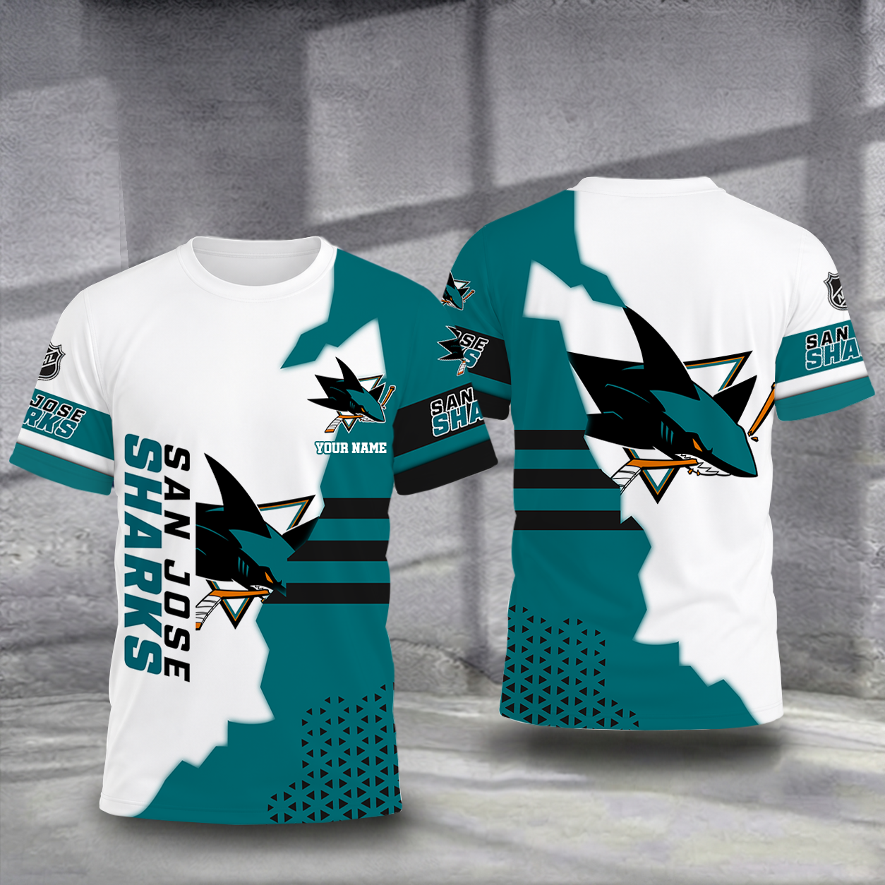 LIMITED EDITION - NEW CUSTOMIZED NHL32 SJS SAN JOSE SHARKS T-SHIRT, POLO SHIRT, ZIP POLO SHIRT, SWEATSHIRT, HOODIE & ZIP HOODIE