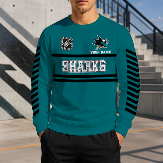 VIRAL EDITION - NEW CUSTOMIZED NHL32 SJS SAN JOSE SHARKS UNISEX SWEATSHIRT