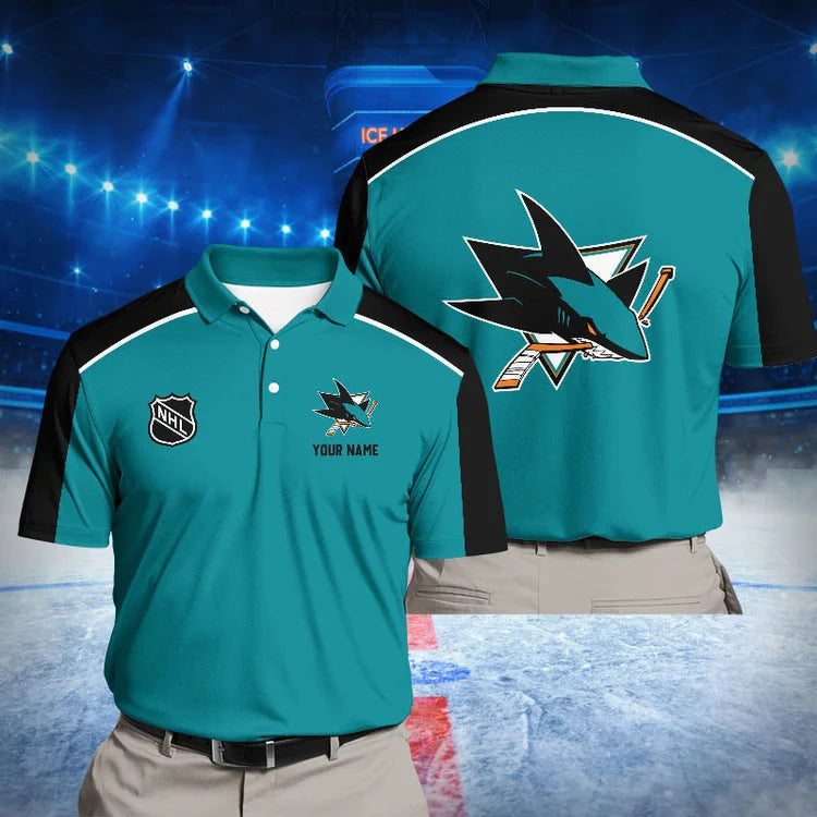 LIMITED EDITION - NEW CUSTOMIZED NHL32 SJ SHARKS UNISEX T-SHIRT, POLO, HOODIE & SWEASHIRTS