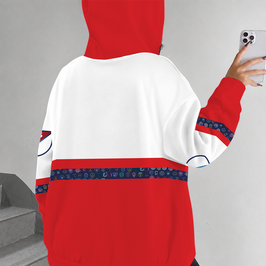 [FAN EXCLUSIVE] NEW CUSTOMIZED MLS32 MLS ALL TEAMS ZIP HOODIE