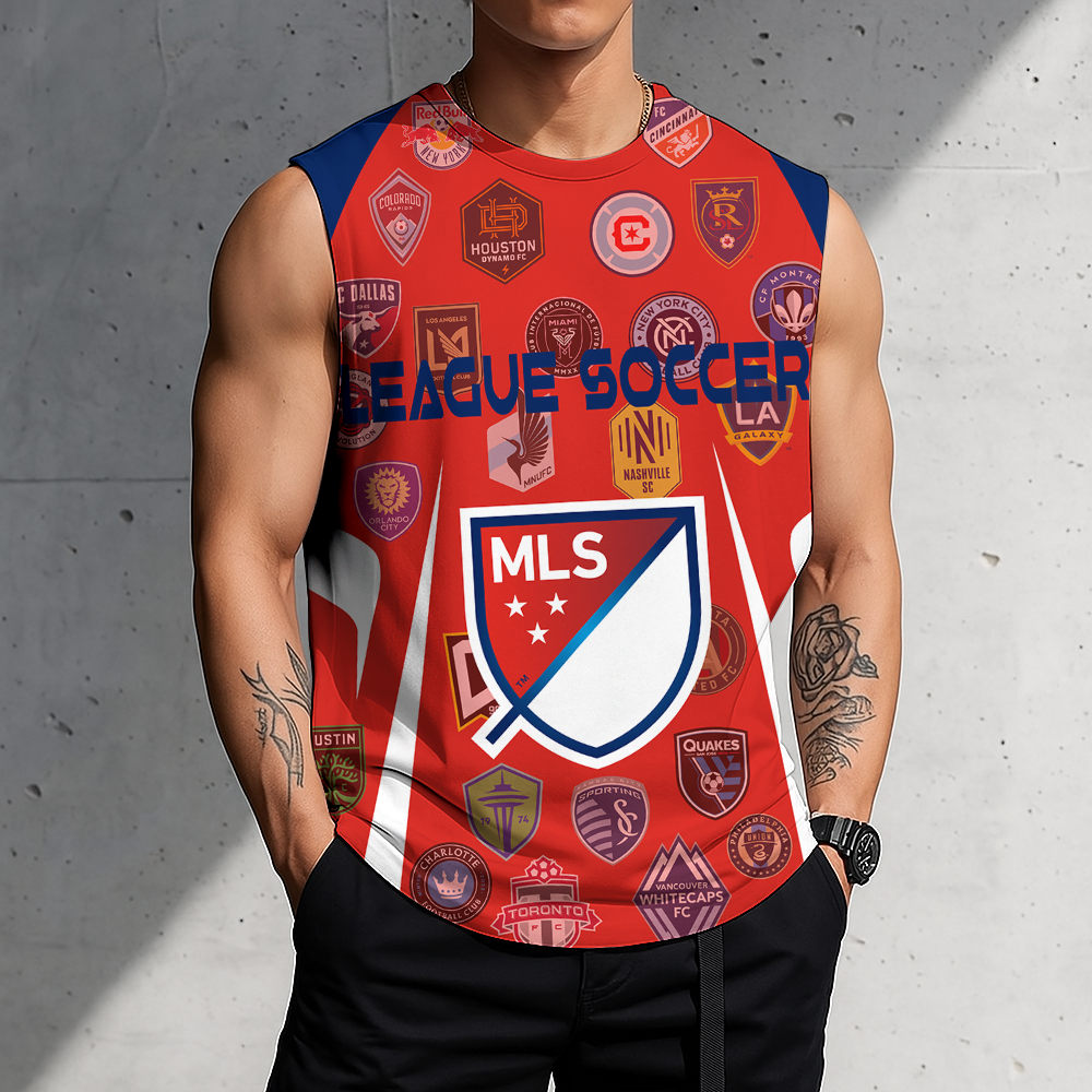 LIMITED EDITION - NEW CUSTOMIZED MLS32 MLS ALL TEAMS TANK TOP & GYM SHIRT