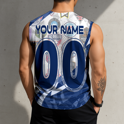 POPULAR NOW - NEW CUSTOMIZED MLS32 MLS ALL TEAMS TANK TOP & GYM SHIRT