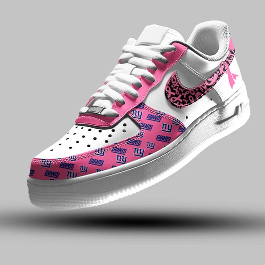 VIRAL EDITION - NEW CUSTOMIZED NFL32 NYG NEW YORK GIANTS AF1 SNEAKERS