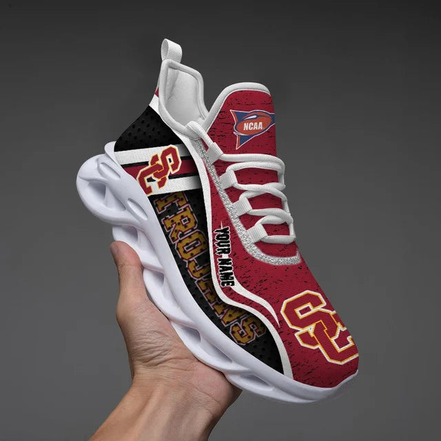 EXCLUSIVE EDITION - NEW CUSTOMIZED NCAA FBS32 USC USC TROJANS CLUNKY SNEAKERS