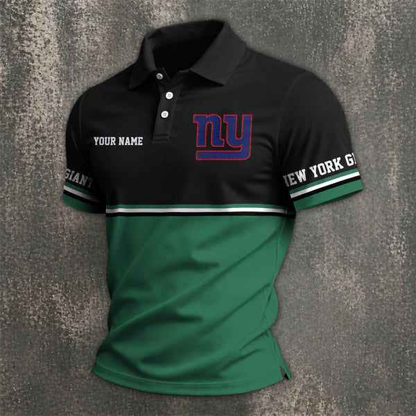 [SPECIAL OFFER] NEW CUSTOMIZED NFL32 NYG NEW YORK GIANTS POLO SHIRT