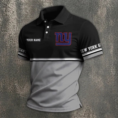 [SPECIAL OFFER] NEW CUSTOMIZED NFL32 NYG NEW YORK GIANTS POLO SHIRT