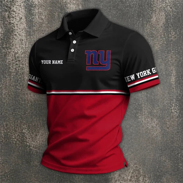 [SPECIAL OFFER] NEW CUSTOMIZED NFL32 NYG NEW YORK GIANTS POLO SHIRT