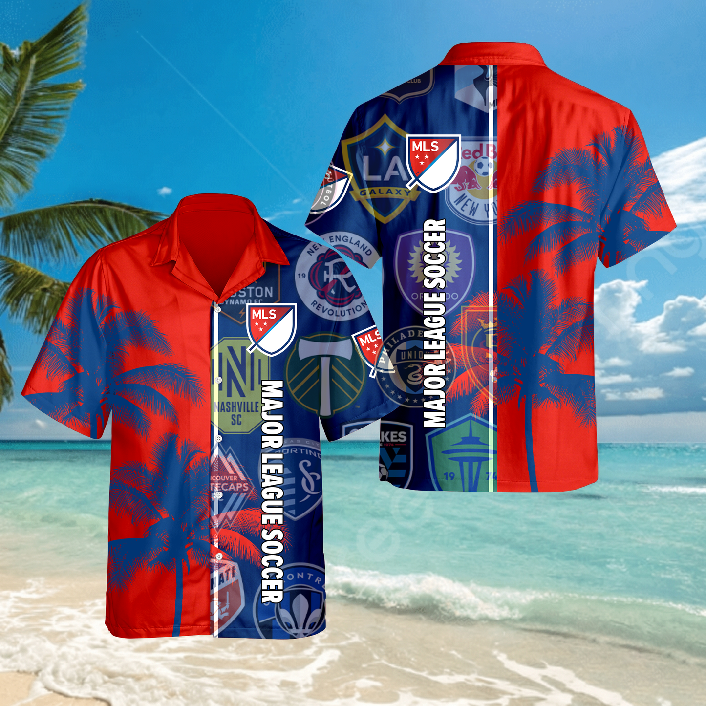 TOP SELLING - NEW CUSTOMIZED MLS32 MLS ALL TEAMS UNISEX HAWAIIAN SHIRT