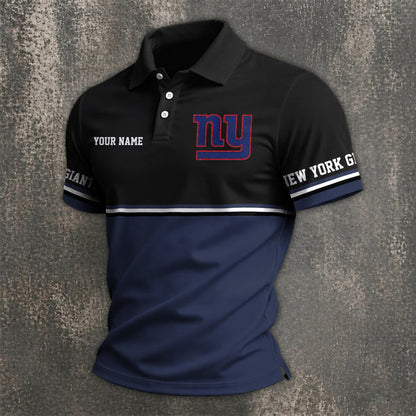 [SPECIAL OFFER] NEW CUSTOMIZED NFL32 NYG NEW YORK GIANTS POLO SHIRT