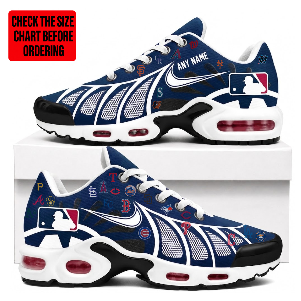 LIMITED EDITION - NEW CUSTOMIZED MLB32 ALL TEAMS AIR MAX PLUS SNEAKERS