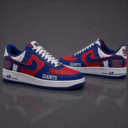 [SPECIAL OFFER] NEW CUSTOMIZED NFL32 NYG NEW YORK GIANTS x SPIDER AF1 SHOES