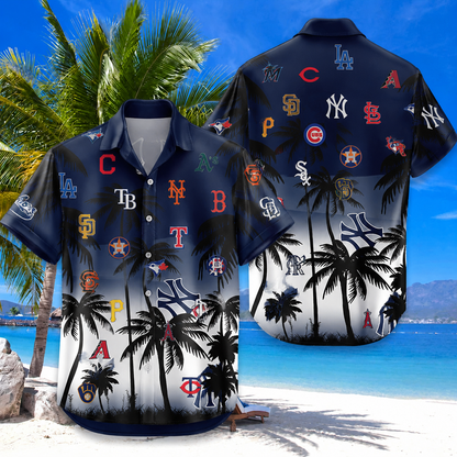 LIMITED EDITION - NEW CUSTOMIZED MLB32 ALL TEAMS UNISEX HAWAIIAN SHIRT & SHORTS SET
