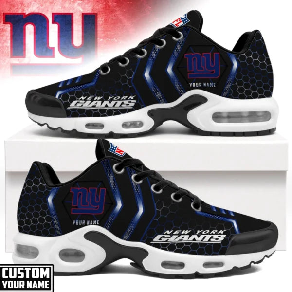 [SPECIAL OFFER] NEW CUSTOMIZED NFL32 NYG NEW YORK GIANTS AIR MAX PLUS SNEAKERS
