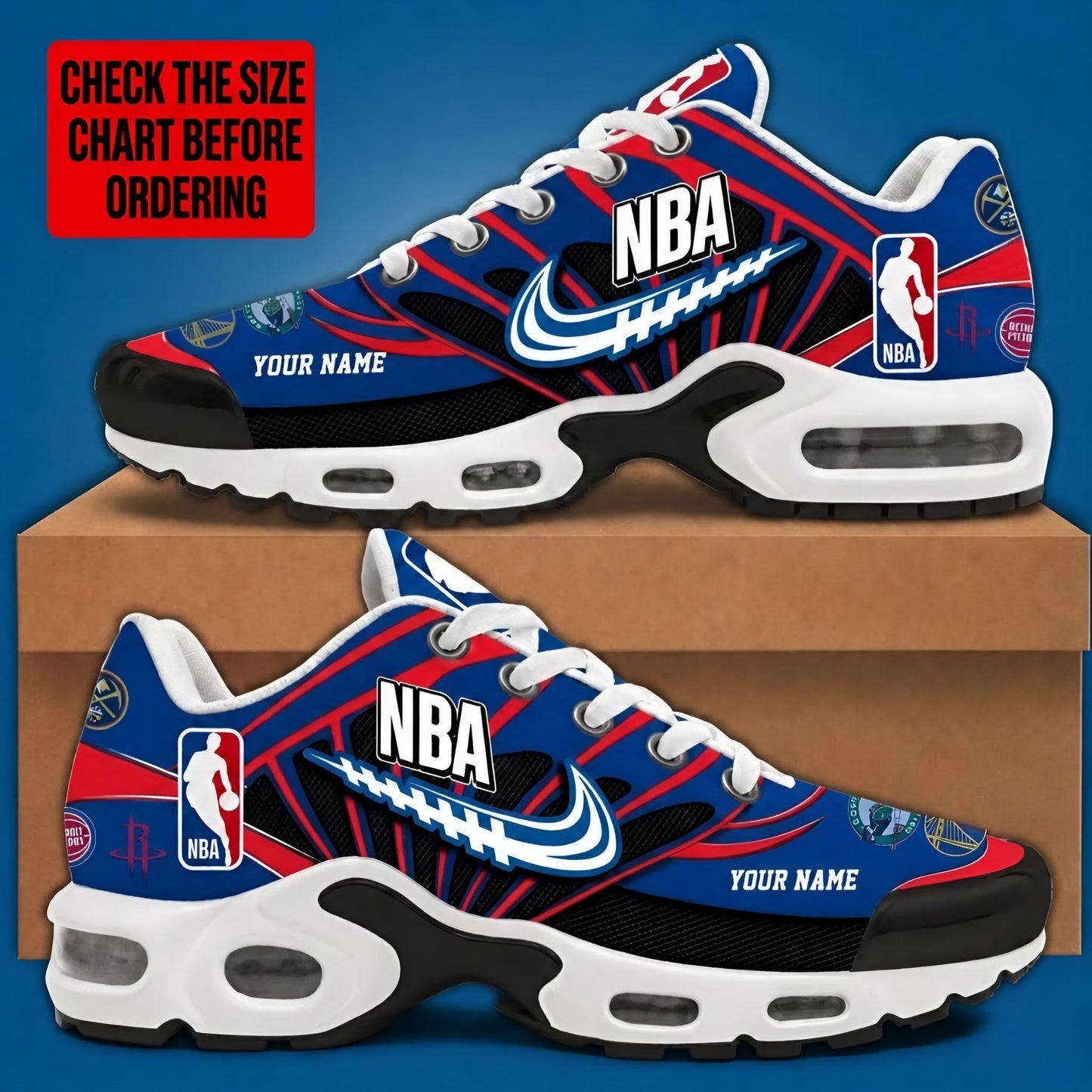[HOT DEAL] NEW CUSTOMIZED NBA32 NBA ALL TEAMS AIR MAX PLUS SNEAKERS