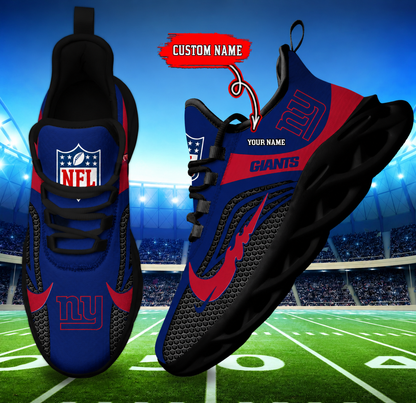 [SPECIAL OFFER] NEW CUSTOMIZED NFL32 NYG NEW YORK GIANTS UNISEX CLUNKY SNEAKERS