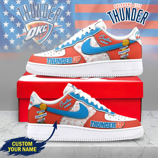 Oklahoma City Thunder Premium AF1 Sneakers