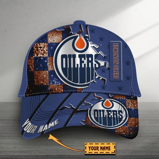 VIRAL EDITON - NEW CUSTOMIZED NHL03 EMO EDMONTON OILERS CLASSIC CAP