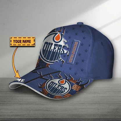 VIRAL EDITON - NEW CUSTOMIZED NHL03 EMO EDMONTON OILERS CLASSIC CAP