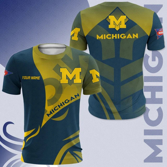 MEGA SALE - NEW CUSTOMIZED NCAA FBS03 MIW MICHIGAN WOLVERINES HOODIE, T-SHIRTS, ZIP HOODIE, SWEATSHIRTS & POLO SHIRT