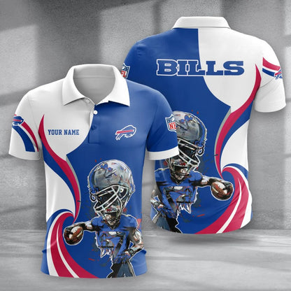 LIMITED EDITION - NEW CUSTOMIZED NFL03 BFB BUFFALO BILLS T-SHIRT, POLO SHIRT, ZIP POLO SHIRT, SWEATSHIRT, HOODIE & ZIP HOODIE