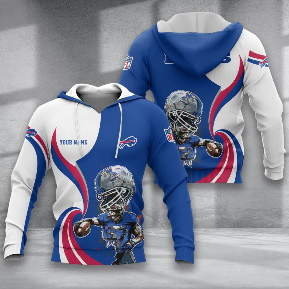 LIMITED EDITION - NEW CUSTOMIZED NFL03 BFB BUFFALO BILLS T-SHIRT, POLO SHIRT, ZIP POLO SHIRT, SWEATSHIRT, HOODIE & ZIP HOODIE