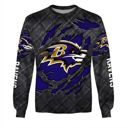 LIMITED EDITION - NEW CUSTOMIZED NFL28 BTR BALTIMORE RAVENS UNISEX T-SHIRT, POLO, HOODIE & JACKETS