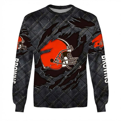 LIMITED EDITION - NEW CUSTOMIZED NFL29 CLB CLEVELAND BROWNS UNISEX T-SHIRT, POLO, HOODIE & JACKETS