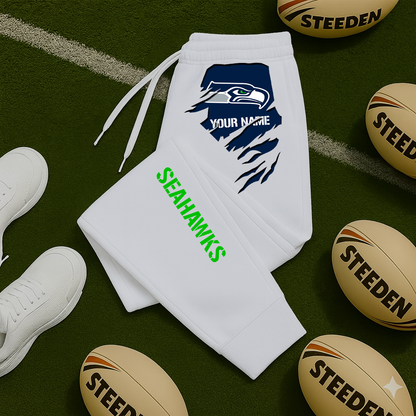 LIMITED EDITION - NEW PERSONALIZED NFL06 SSH SEATTLE SEAHAWKS JOGGERS