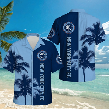 TOP SELLING - NEW CUSTOMIZED MLS03 NYC NEW YORK CITY FC UNISEX HAWAIIAN SHIRT