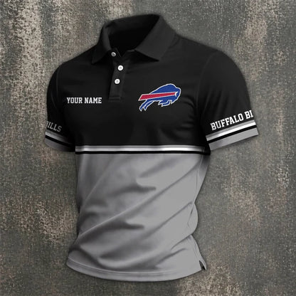 [SPECIAL OFFER] NEW CUSTOMIZED NFL03 BFB BUFFALO BILLS POLO SHIRT