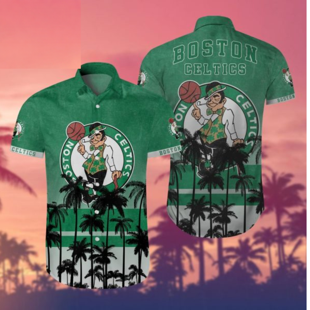 LIMITED EDITION - NEW CUSTOMIZED NBA03 BCE BOSTON CELTICS UNISEX HAWAIIAN SHIRT