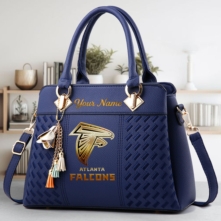 LIMITED EDITION - NEW CUSTOMIZED NFL18 ATF ATLANTA FALCONS LUXURY HANDBAG IN MULTIPLE COLORS