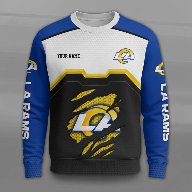 LIMITED EDITION - NEW CUSTOMIZED NFL22 LAR LOS ANGELES RAMS UNISEX T-SHIRT, POLO, HOODIE & JACKETS