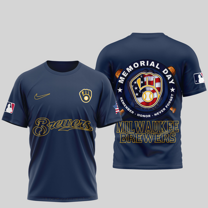 LIMITED EDITION - NEW CUSTOMIZED MLB15 MBS MILWAUKEE BREWERS T-SHIRT, HOODIE, ZIP HOODIE