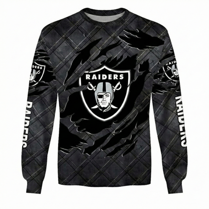 LIMITED EDITION - NEW CUSTOMIZED NFL07 LVR LAS VEGAS RAIDERS UNISEX T-SHIRT, POLO, HOODIE & JACKETS